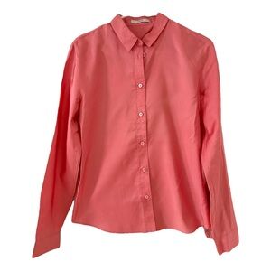 Women's Pink Button-Up Shirt